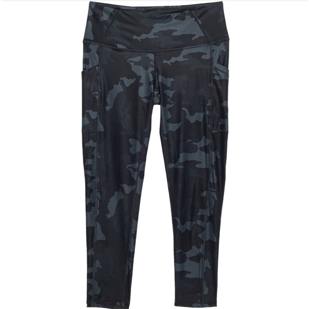 prAna Electa High Rise Athletic Work Out Legging Camo Army Black size XS NEW $89